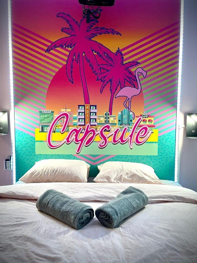 Capsule Miami Vice - Jacuzzi - Billard - Ecran Cinema & Netflix - Ping-Pong - Nintendo & Jeux- Liévin Exterior foto